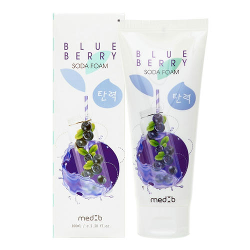 MEDB, Пенка для умывания с экстрактом голубики и содой Blueberry Soda Foam, 100 мл