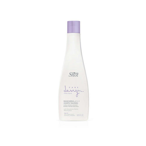 SHOT, Маска для осветленных и мелированных волос Care Design Simply Blond, 250 мл