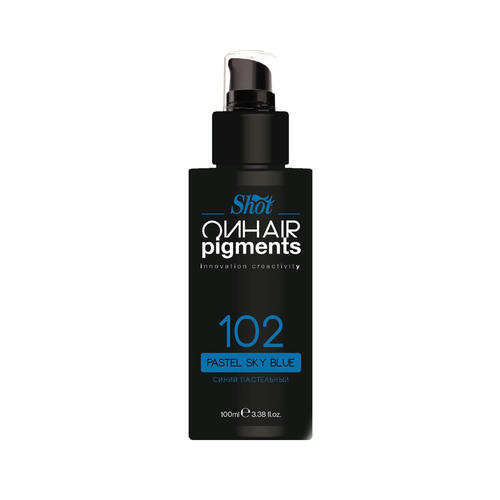 SHOT, Пастельные пигменты для тонирования волос On Hair Pigments Синий, 100 мл