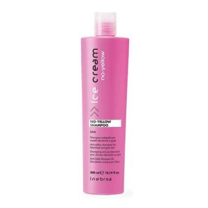 INEBRYA, Шампунь для осветленных и седых волос антижелтый Shampoo No Yellow, 300 мл