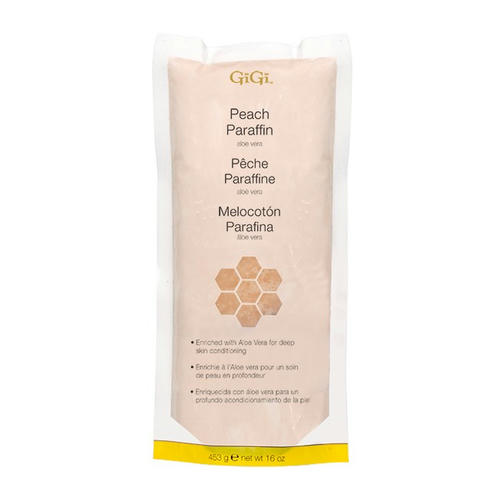 GIGI, Парафин с ароматом персика Peach Paraffin, 453 гр