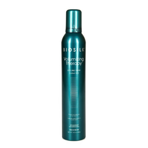 BIOSILK, Пена для укладки волос средней фиксации VOLUMIZING THERAPY, 360 гр