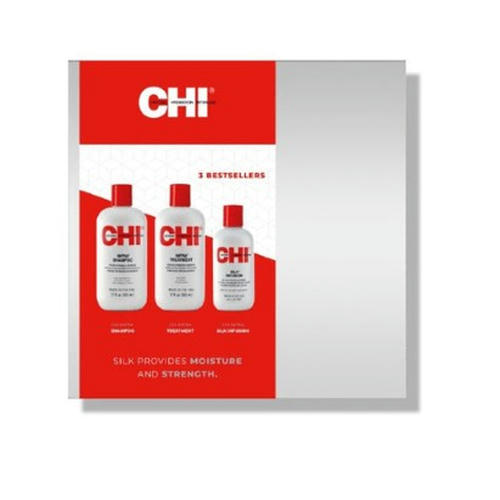 CHI, Набор Infra Holiday Bestsellers Gift Set (Шампунь + Кондиционер + Гель), 2 x 355 мл + 177 мл