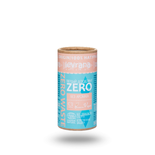 LEVRANA, Твердый дезодорант ZERO ECOCERT, 75гр