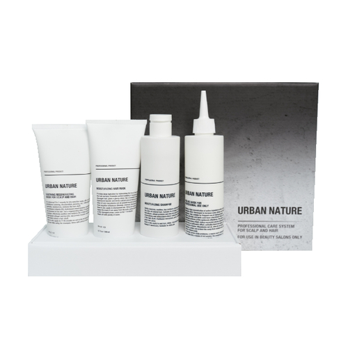 URBAN NATURE, Набор для профессионалов с балансирующим шампунем, 250/250/100/200 мл