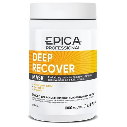 EPICA, Маска для восстановления повреждённых волос Deep Recover, 1000 мл