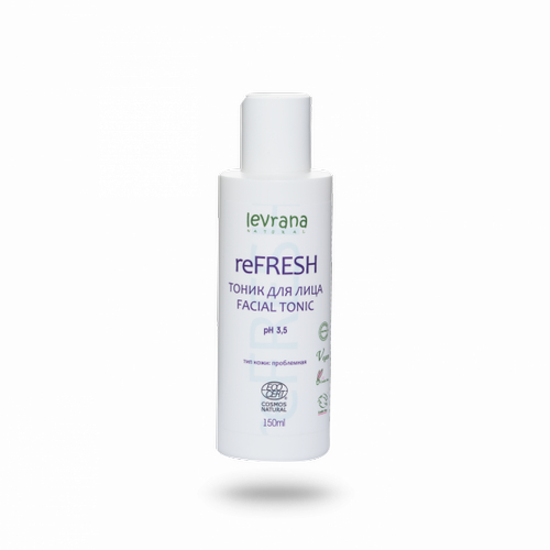 LEVRANA, Тоник для лица ReFresh, ECOCERT, 150 мл