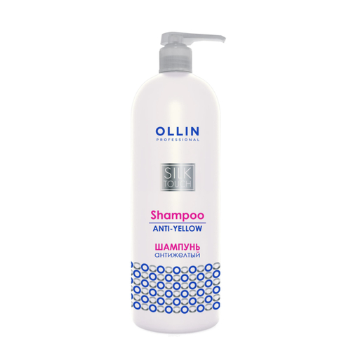 OLLIN, Шампунь антижелтый для волос Silk Touch, 500мл