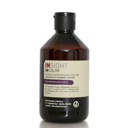 INSIGHT, Прямой пигмент для окрашивания волос Incolor Pigment Deep Purple, 250 мл — изображение 2