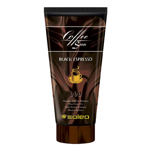 SOLEO, Натуральный мощный бронзатор Coffe Sun Black Espresso Classic 1, 150 мл