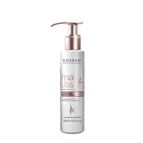 KORBAN, Завершающий катионовый бальзам-маска Шаг №3 Mais Liss Cationic Balm, 500 мл