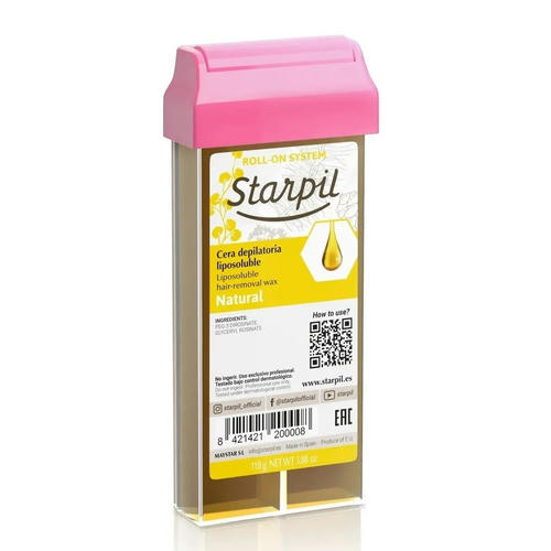 STARPIL, Воск в картридже натуральный (прозрачный), 110 гр