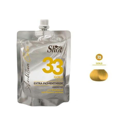SHOT, Маска для волос эсктра пигмент Extra Pigment Ambition Color 33, 200 мл