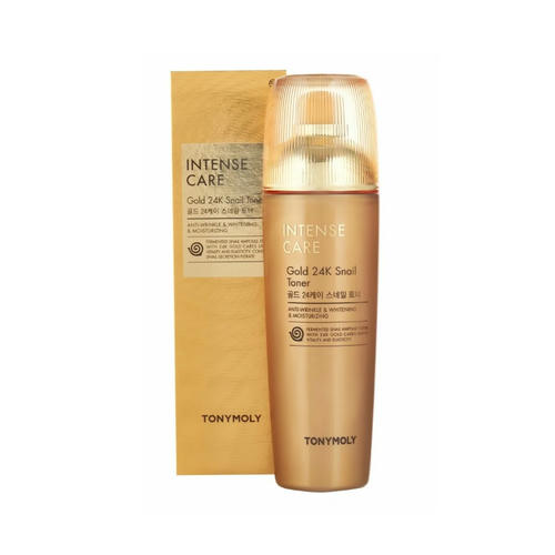 TONYMOLY, Тонер для лица с муцином улитки и коллоидным золотом, 140 мл