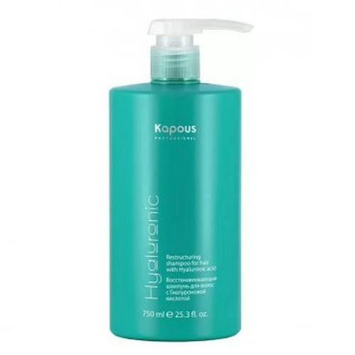 KAPOUS, Восстанавливающий шампунь для волос с гиалуроновой кислотой Hyaluronic acid, 750 мл