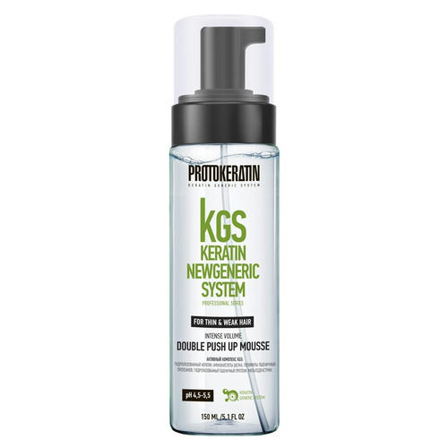 PROTOKERATIN, Мусс двойной объём Double Push-Up Mousse, 150 мл