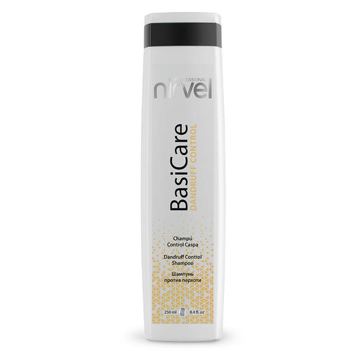 NIRVEL, Шампунь против перхоти Dandruff Control Shampoo BasiCare, 250 мл