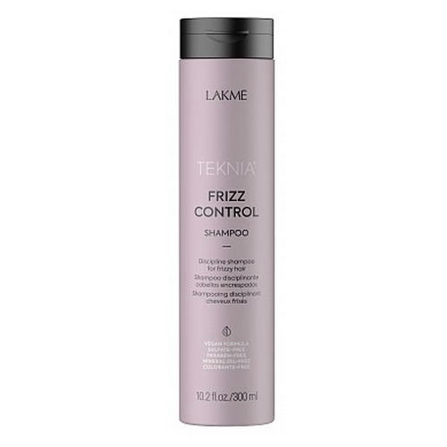 LAKME, Бессульфатный дисциплинирующий шампунь для непослушных или вьющихся волос Frizz Control 300 мл