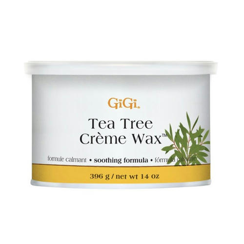 GIGI, Кремообразный воск с маслом чайного дерева Tea Tree Creme Wax, 396 гр