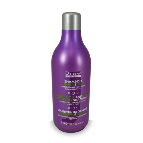 PUNTI DI VISTA, Шампунь для волос на основе масла жожоба и протеинов шёлка Draw Jojoba Oil And Silk Proteins Shampoo, 1000 мл