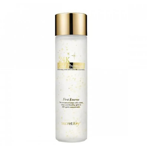 SECRET KEY, Антивозрастная эссенция для лица с коллоидным золотом 24K Gold Premium First Essence, 150 мл