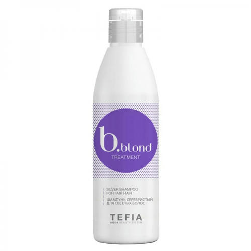 TEFIA, Шампунь серебристый для светлых волос Bblond Treatment, 250 мл