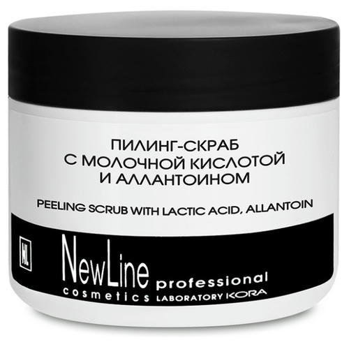 NEW LINE, Пилинг-скраб с молочной кислотой и аллантоином, 300 мл