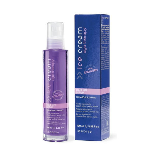 INEBRYA, Сыворотка для молодости волос с коллагеном Hair Lift Serum Age Therapy, 100 мл