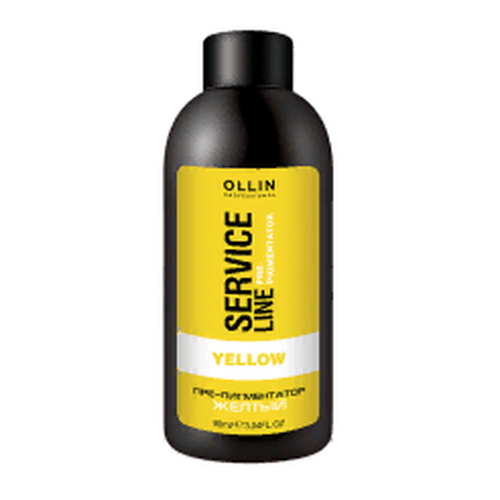 OLLIN, Флюид - препигментатор желтый Ollin Service Line, Yellow Fluid-Pre-Color, 90 мл