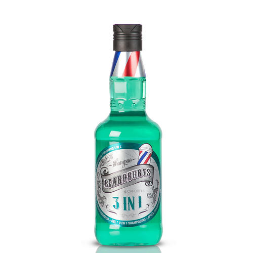 BEARDBURYS, Шампунь для волос 3 в 1 Shampoo 3 in 1, 330 мл