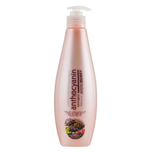 ANTHOCYANIN, Уход для волос Aminoberry Treatment Sensitive, 470 мл