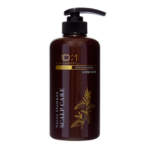Укрепляющий шампунь для волос с травяным комплексом MD-1 Hair Therapy Hasuo Scalp Care, 500 мл