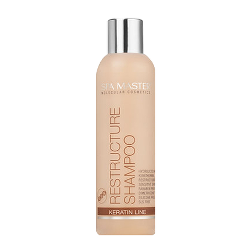 SPA MASTER, Реструктурирующий шампунь с кератином Restructure Shampoo Keratin Restructure Line, 200 мл