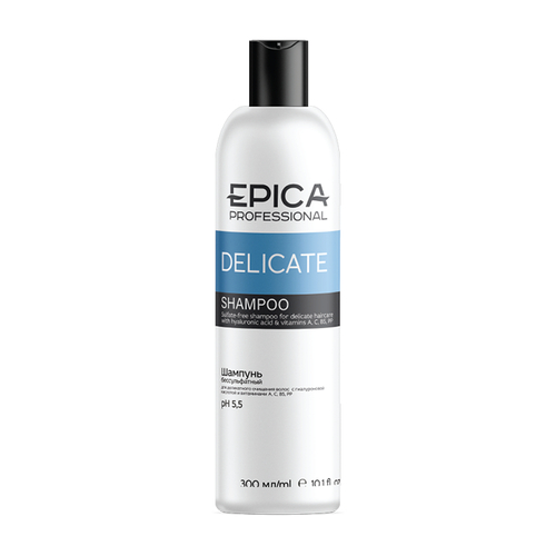 EPICA, Бессульфатный шампунь для волос Delicate, 300 мл