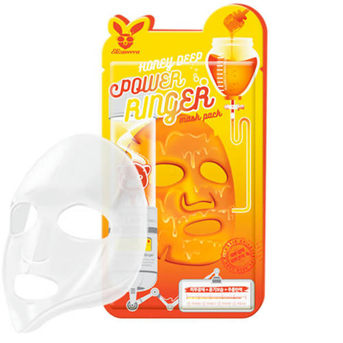 ELIZAVECCA, Маска для лица тканевая HONEY DEEP, POWER RING MASK PACK, 23 мл