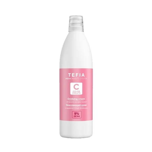 TEFIA, Окисляющий крем с глицерином и альфа-бисабололом 9% Vol 30 Color Creats, 1000 мл
