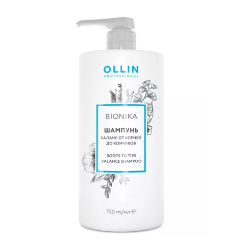 OLLIN, Шампунь «Баланс от корней до кончиков» Ollin BioNika, 750 мл