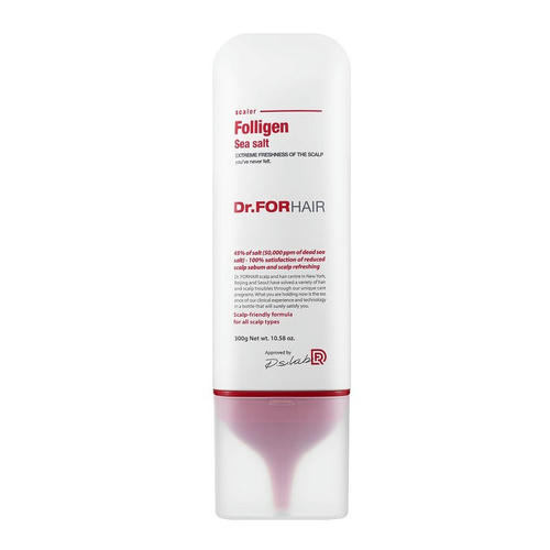 DR.FORHAIR, Крем для глубокого очищения волос и кожи морской солью Sea Salt Folligen, 300 мл