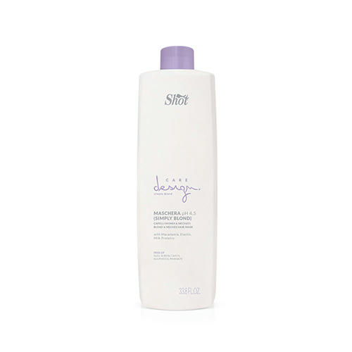 SHOT, Маска для осветленных и мелированных волос Care Design Simply Blond, 1000 мл