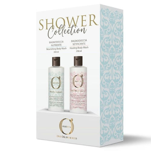 BAREX, Набор Питательная гель-пена + гель-пена для душа и ванны Shower Collection, 250 мл + 250 мл