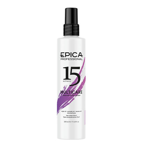 EPICA, 15 в 1 Несмываемый крем-уход для волос c комплексом Actipone® ALPHA Total Care, 200 мл