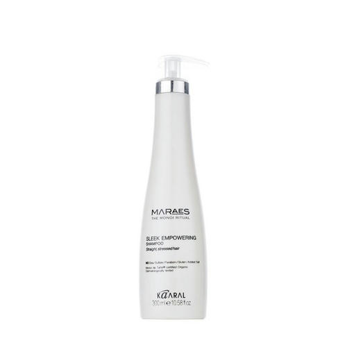 KAARAL, Восстанавливающий шампунь для прямых поврежденных волос, Maraes Sleek Empowering Shampoo, 300 мл