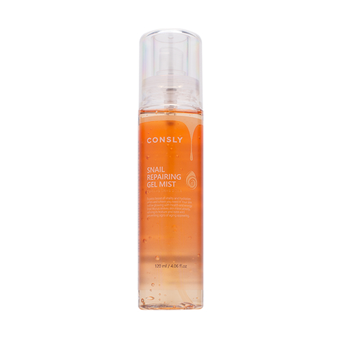 CONSLY, Восстанавливающий гель-мист для лица с муцином улитки Snail Repairing Gel Mist, 120 мл