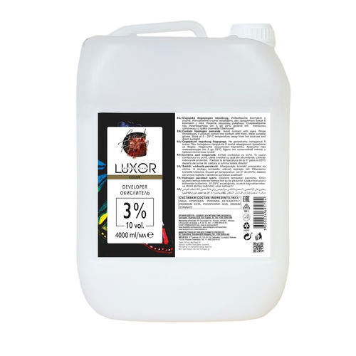 LUXOR, Окислитель для волос 3% Color, 4000 мл