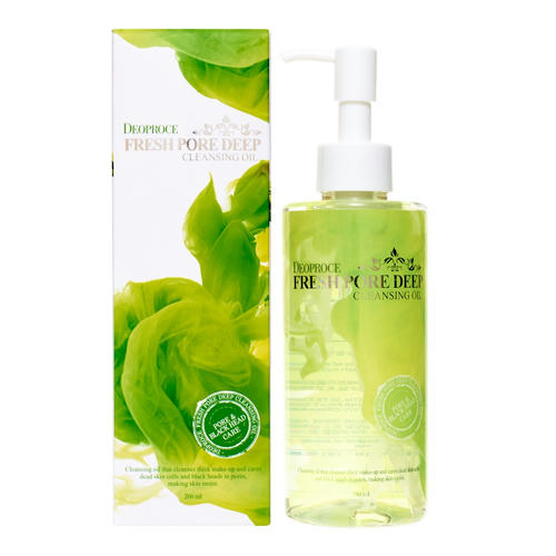 DEOPROCE, Гидрофильное очищающее освежающее масло для лица Fresh Pore Deep Cleansing Oil, 200 мл