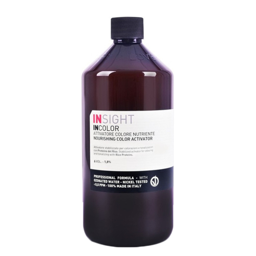 INSIGHT, Протеиновый активатор для окрашивания и обесцвечивания волос Incolor Attivatore Colore Nutriente 1,8%, 900 мл