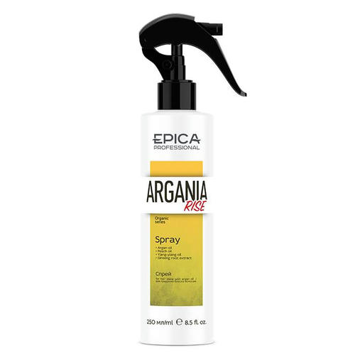 EPICA, Спрей для придания блеска волосам с комплексом масел Argania Rise Organic, 250 мл