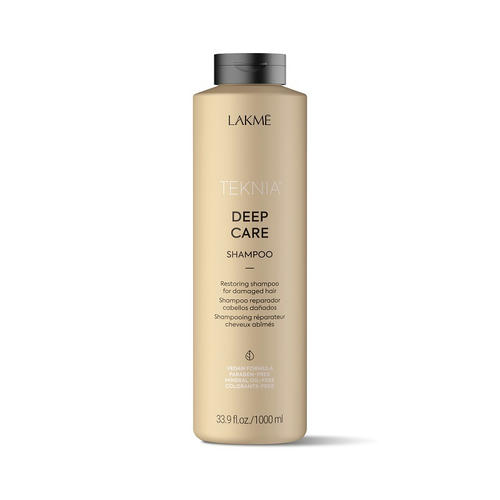LAKME, Шампунь восстанавливающий для поврежденных волос Deep Care, 1000 мл