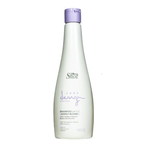SHOT, Шампунь для осветленных и мелированных волос Care Design Simply Blond, 250 мл