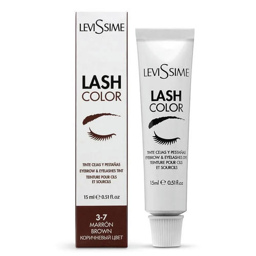 NIRVEL, Краситель для бровей и ресниц Levissime Lash Color № 3-7, 15 мл — изображение 2